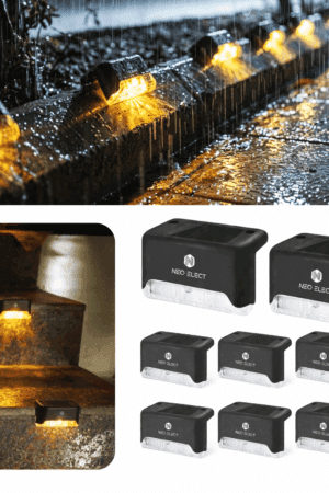 NeoElect Fence Light - Warm White - Pack of 8