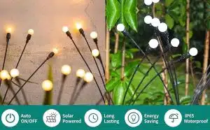 Neo Elect Firefly Light - Auto On/Off, Solar Powered, Long Lasting, Energy Saving, IP65 Waterproof