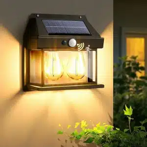 Solar Motion Sensor Light Double Lamp
