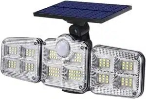 Neo Elect Solar Motion Sensor Light with 122 LED and 3 Adjustable Heads with 270 degree rotation and remote control