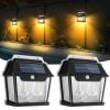 Neo Elect Solar Motion Sensor LED Double Lamp (Pack of 2)