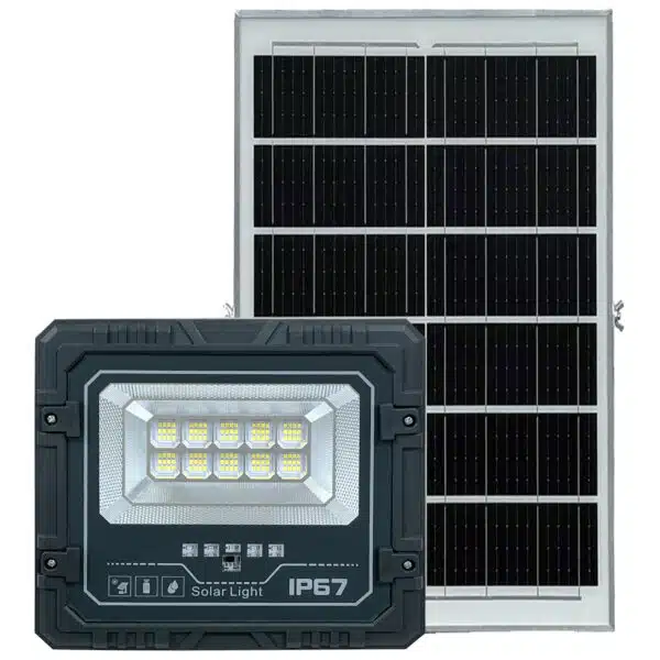 Neo Elect Solar Flood Light (100W, 120 LEDs, Cool White)