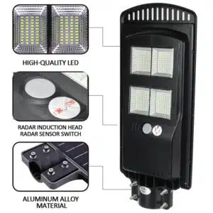 Neo Elect Solar Street Light 80W - High Quality Construction