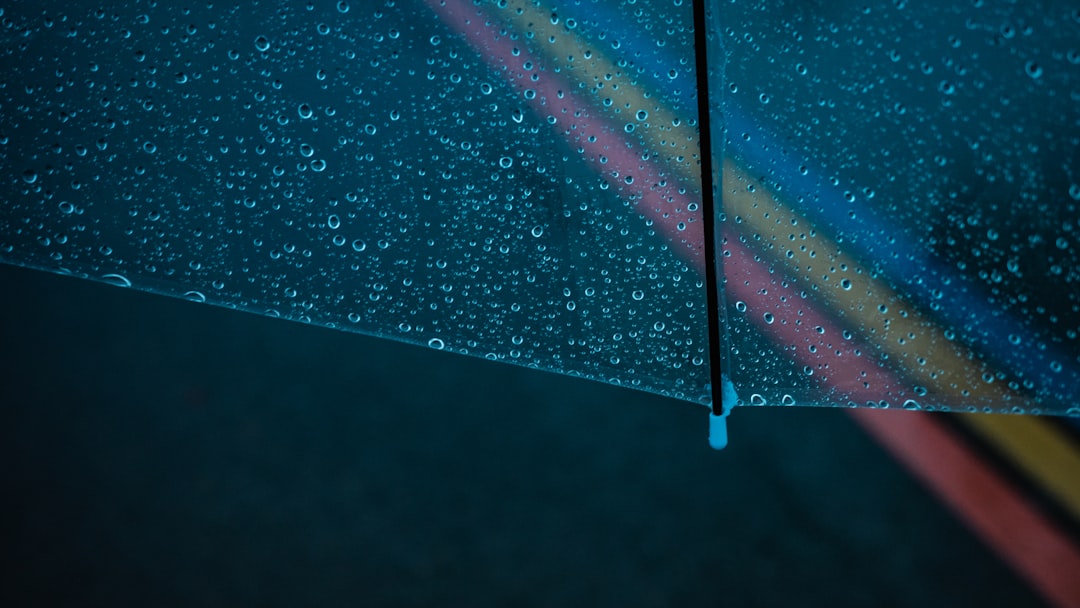 A close up of a person holding an umbrella