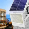 Neo Elect Solar Flood Light with Remote (300W, Cool White, Aluminum)