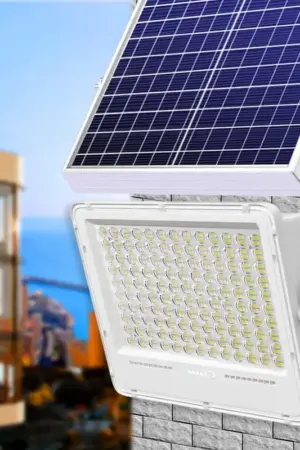 NeoElect Solar Flood Light 100W, Aluminum - Neo Elect NeoElect Solar Flood Light 100W, Aluminum