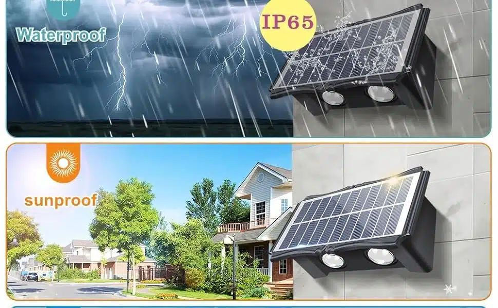 NeoElect Solar Wall Light - Waterproof - Neo Elect