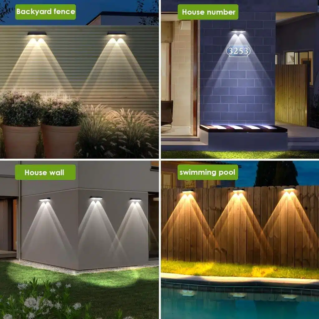 NeoElect Double LED Fence Light - Install Anywhere - Neo Elect NeoElect Double LED Fence Light - Install Anywhere